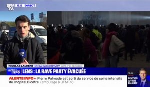 Rave party à Lens: les forces de l'ordre évacuent les lieux