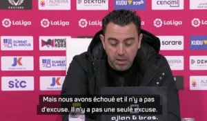 23e j. - Xavi : “Nous n'avions pas faim de victoire et c'est ce qui m'inquiète”