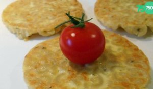 Galettes de coquillettes & parmesan