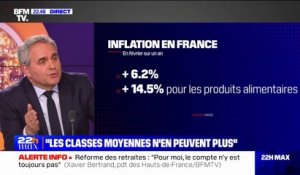 Inflation: pour Xavier Bertrand, "il faut que les salaires suivent"