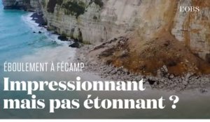 Eboulement de falaise à Fécamp : retour sur l'incident avec un pilote de drone