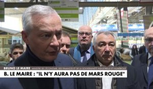 Bruno Le Maire, au sujet de l’inflation : «Il n’y aura pas de mars rouge»