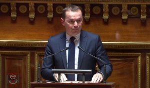 "Nous y sommes, nous y sommes à nouveau et nous y sommes enfin": Olivier Dussopt présente la réforme des retraites au Sénat