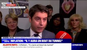 Gabriel Attal: "En réalité c'est les Français qu'ils vont bloquer" à propos de la grève du 7 mars