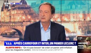 Michel-Édouard Leclerc: "On n'a pas besoin" de créer un panier anti-inflation à Leclerc