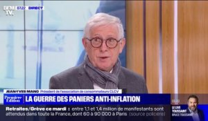 Jean-Yves Mano, président de l'association de consommateurs CLCV, sur les paniers anti-inflation des grandes enseignes: "C'est une opération de communication"