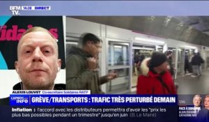 Retraites: "On souhaite que le gouvernement revienne immédiatement à la raison", explique Alexis Louvet (Solidaires RATP)