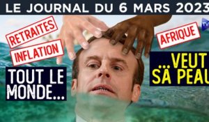 Macron : seul contre le peuple ! - JT du lundi 6 mars 2023