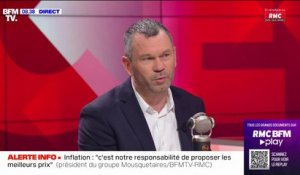"On va lancer le marché anti-inflation", annonce Thierry Cotillard, président du groupe Les Mousquetaires