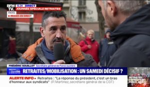 Retraites: pour Frédéric Souillot (FO) "la réponse d'Emmanuel Macron est une forme de mépris"