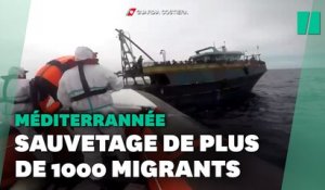 Plus de 1300 migrants secourus en Méditerranée