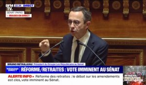Réforme des retraites: "Nous la voterons, car c'est notre réforme", affirme Bruno Retailleau, président du groupe LR au Sénat
