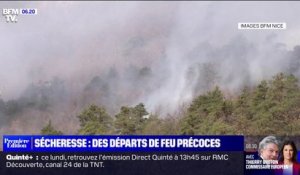 Sécheresse: des départs de feu précoces