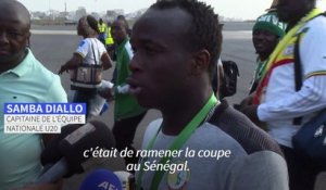 Football : retour triomphal des Lionceaux de la Teranga à Dakar