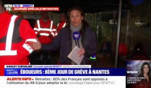 "On va tenir le plus longtemps possible": à Nantes, les éboueurs entament leur 8e jour de grève