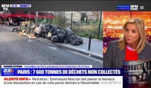 Pour Agnès Evren, la maire de Paris fait "passer son idéologie avant l'intérêt des Parisiens" en refusant les réquisitions d'éboueurs