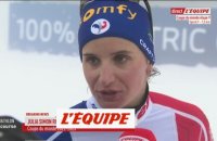Julia Simon remporte le petit globe de la poursuite - Biathlon - CM (F)
