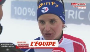 Julia Simon remporte le petit globe de la poursuite - Biathlon - CM (F)