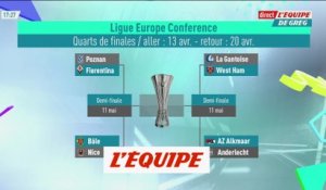 Nice affrontera Bâle en quarts de Ligue Europa Conférence - Foot - C4 - Tirage au sort