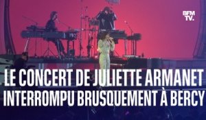Le concert de Juliette Armanet à l'Accor Arena interrompu brusquement