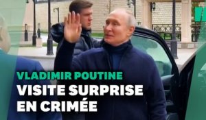 Visite surprise de Vladimir Poutine en Crimée au lendemain de son mandat d'arrêt