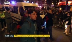 Les images des incidents qui se sont déroulés samedi à Paris ou des violences ont éclaté pour le troisième soir consécutif