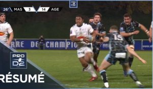 PRO D2 - Résumé Rugby Club Massy Essonne-SU Agen: 16-22 - J24 - Saison 2022/2023