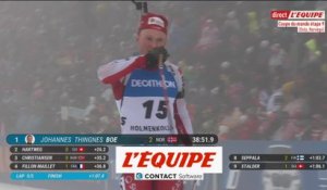 Johannes Boe remporte la mass start, Fillon Maillet au pied du podium - Biathlon - CM (H) - Oslo