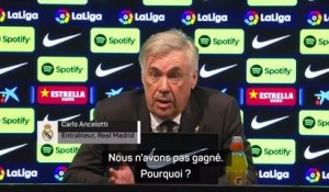 Ancelotti : "J'ai des doutes sur le but refusé pour hors-jeu"