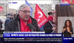 Les retraités manifestent contre la réforme ce lundi à Paris
