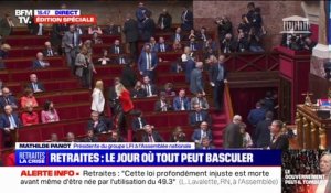 Des députés RN quittent l'hémicycle au début de l'intervention de Mathilde Panot