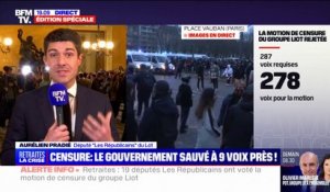 "La loi sur les retraites est empoisonnée": Aurélien Pradié (LR) appelle Emmanuel Macron à retirer la réforme des retraites