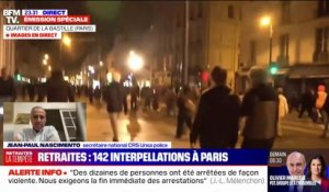 Jean-Paul Nascimento (Unsa Police): "8 forces CRS sont engagées" à Paris, soit environ 400 personnes