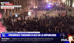 Paris: vives tensions entre des manifestants et les forces de l'ordre près de la place de la République