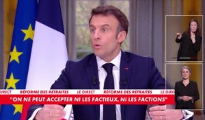 Emmanuel Macron : «Cette réforme, j'aurais voulu ne pas la faire»