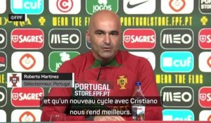 Portugal - Martinez : "Utiliser l'expérience de Cristiano Ronaldo"