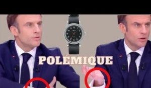Emmanuel Macron, dont la 'montre' a disparu lors d'un entretien : La vérité sur la polémique