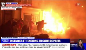 Paris: un incendie déclenché au pied d'un immeuble dans le quartier de l'Opéra