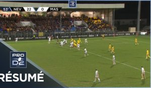 PRO D2 - Résumé USON Nevers-Rugby Club Massy Essonne: 36-12 - J25 - Saison 2022/2023