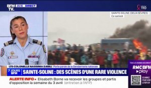 Sainte-Soline: "Ils sont venus là pour en découdre", affirme Nasima Djebli, porte-parole de la gendarmerie nationale