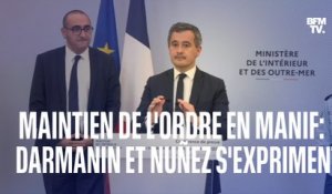 La conférence de presse de Gérald Darmanin et Laurent Nuñez, en intégralité
