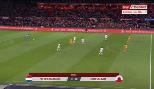 Le replay de Pays-Bas - Gibraltar - Foot - Qualif. Euro