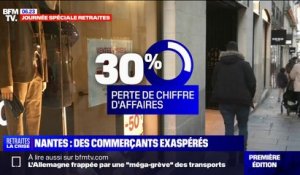 Les commerçants nantais exaspérés par les manifestations contre la réforme des retraites