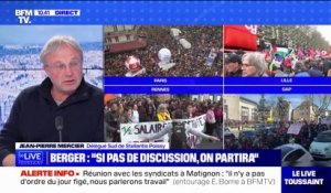 Jean-Pierre Mercier estime qu'il serait "naïf" de "penser que le gouvernement va annuler la loi" après la réunion avec les syndicats