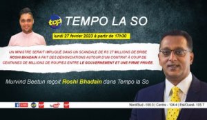 Tempo la So: Murvind Beetun reçoit le leader du Reform Party, Roshi Bhadain