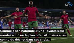 OM : les actions de Nuno Tavares avec le Portugal U21