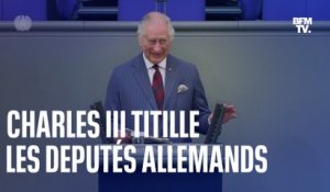 Foot: le roi Charles titille (en allemand) les députés du Bundestag