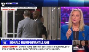 Amy Porter (Democrats Abroad): "La mise en examen de Trump a été décidée par 23 New-Yorkais, c'est le peuple contre Donald Trump"