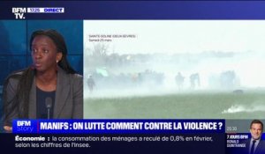 Sainte-Soline: "Je me demande dans quelle mesure l'annonce en amont du dispositif de 3000 policiers n'a pas attiré des black blocs, qui sont venus pourrir cette manifestation", affirme Aminata Niakate (EELV)