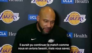 Lakers - Ham : “Nous ne voulions pas prendre de risque avec Russell”